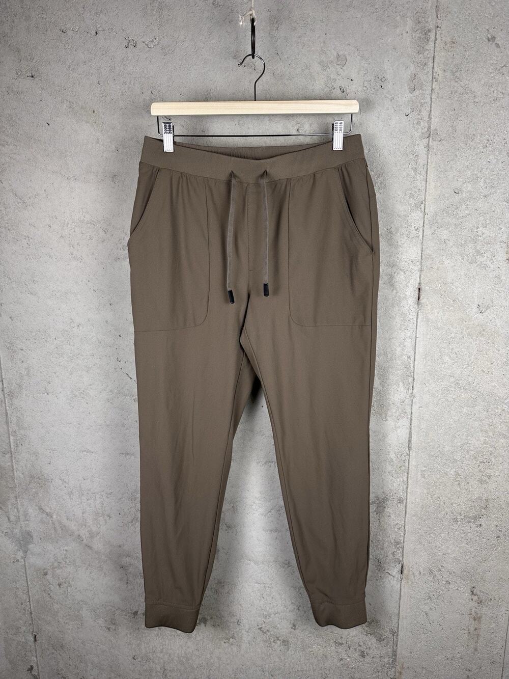 Vrst Beige Brow Relaxed Fit Drawstring Pockets Jogger SweatPants Mens Medium